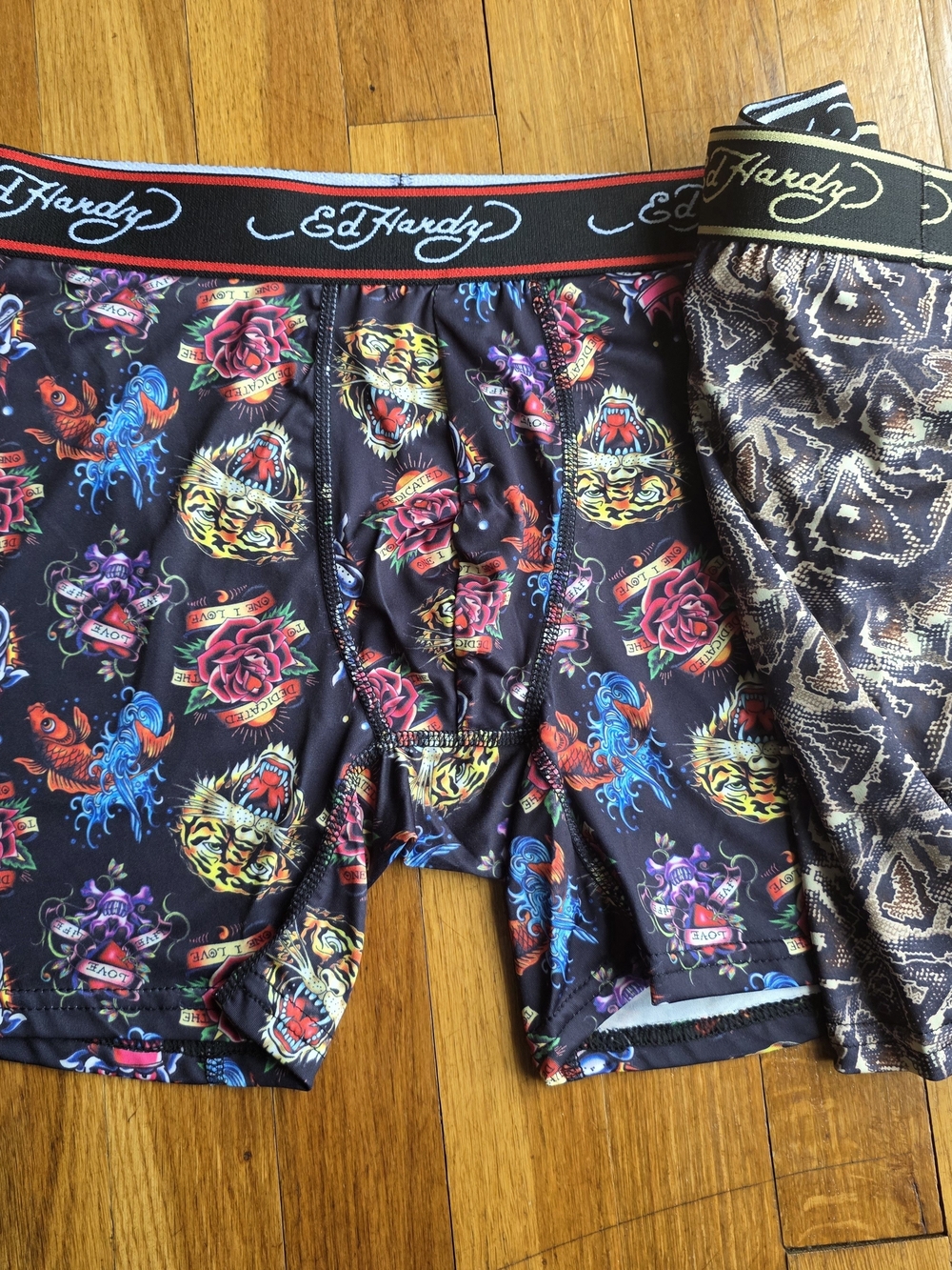 Ed Hardy Boys' Multicolor Performance Boxer Briefs - Picture 5 of 7